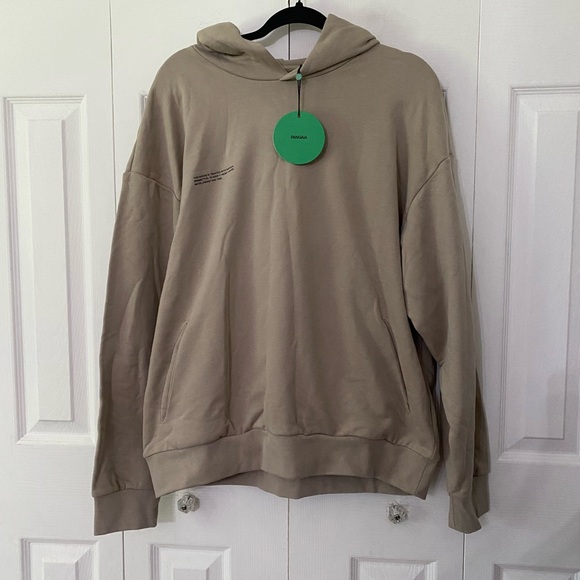 NWT PANGAIA Organic Logo Print Hoodie Sweatshirt L - Picture 5 of 16